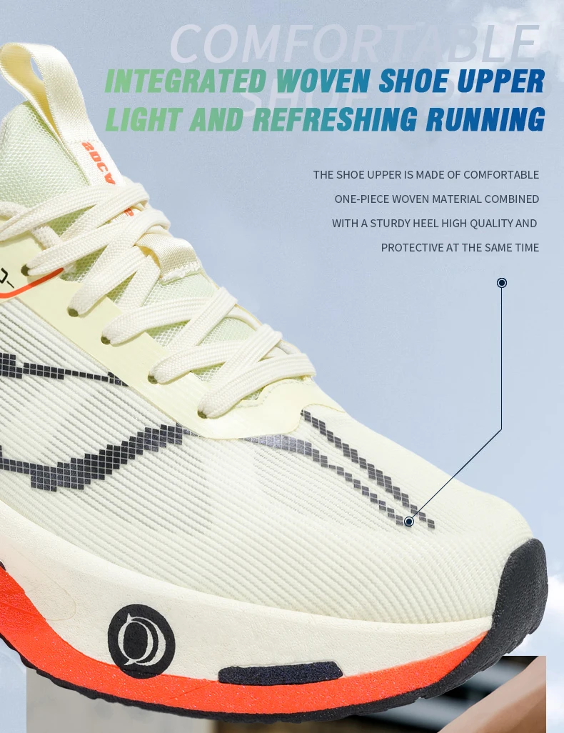 Running Shoes Carbon Board Speciality Marathon Men Sports Breathable Lightweight Women’s Comfortable Athletic Nonskid Sneakers