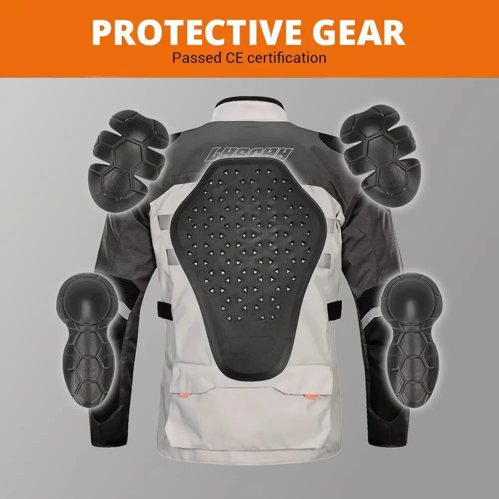 Motorcycle Jacket Off-Road Race Cycling Jerseys Winter Warm Coat Motorcycle Outdoor Travel Sports Jacket Cycling Equipment