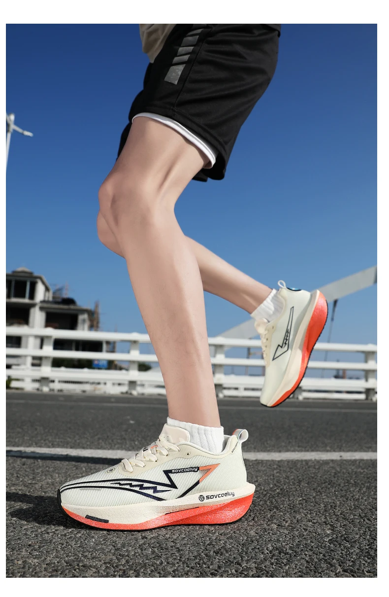 Running Shoes Carbon Board Speciality Marathon Men Sports Breathable Lightweight Women’s Comfortable Athletic Nonskid Sneakers