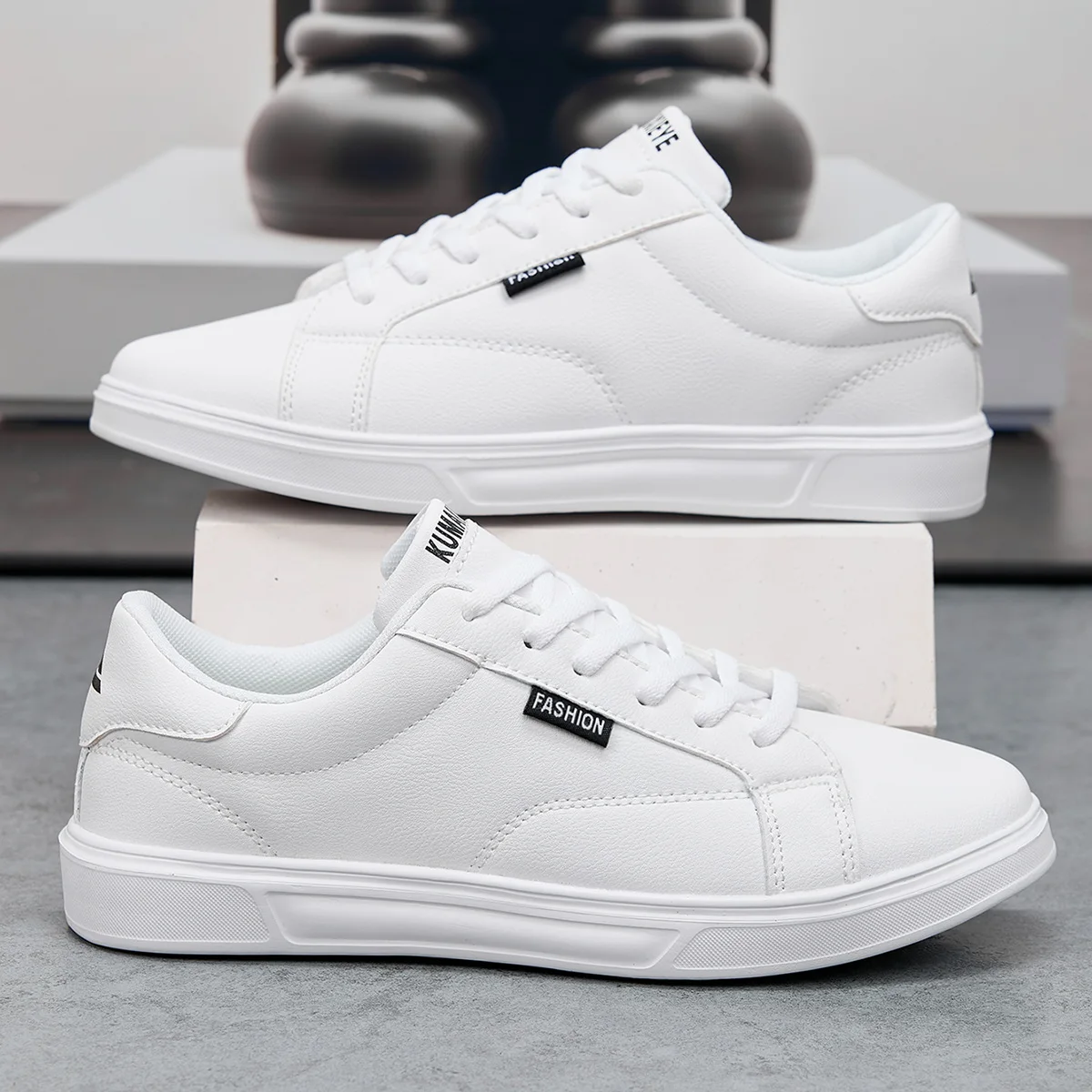 Men Shoes Comfortable Casual For Women White Leather Sneakers Lightweight Walking Flat Outdoor Sport Running Tennis zapatillas