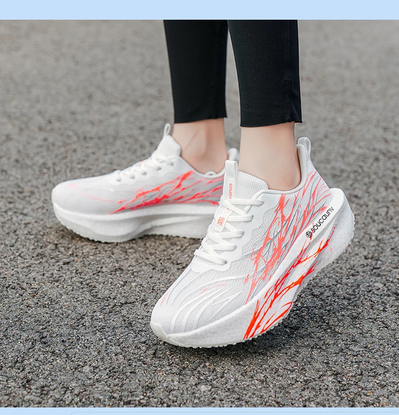 Marathon Running Shoes Men Carbon Board Speciality Sports Breathable Lightweight Women’s Comfortable Athletic Nonskid Sneakers