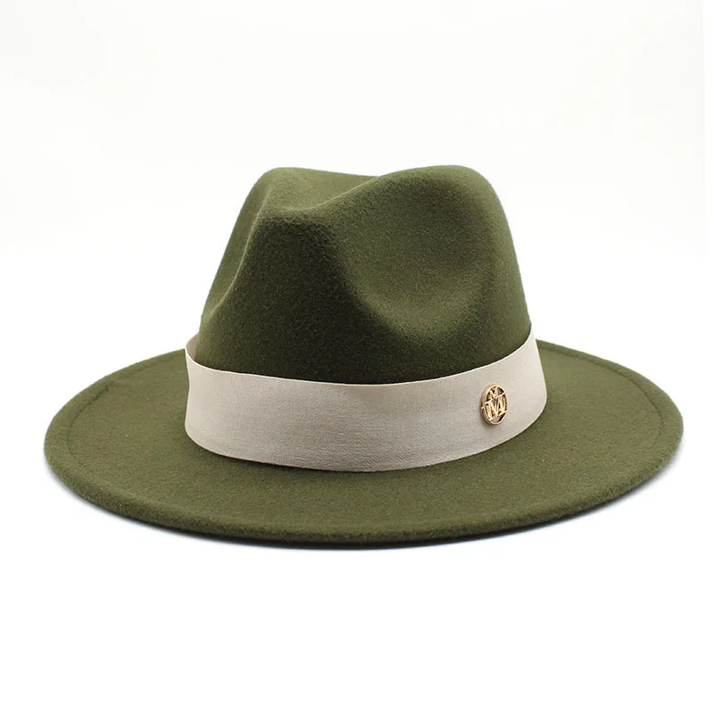 New Fedora Hat For Women Winter Elegant Fashion Formal Wedding Decorate Church Cap Panama Party Jazz Hat chapeau femme