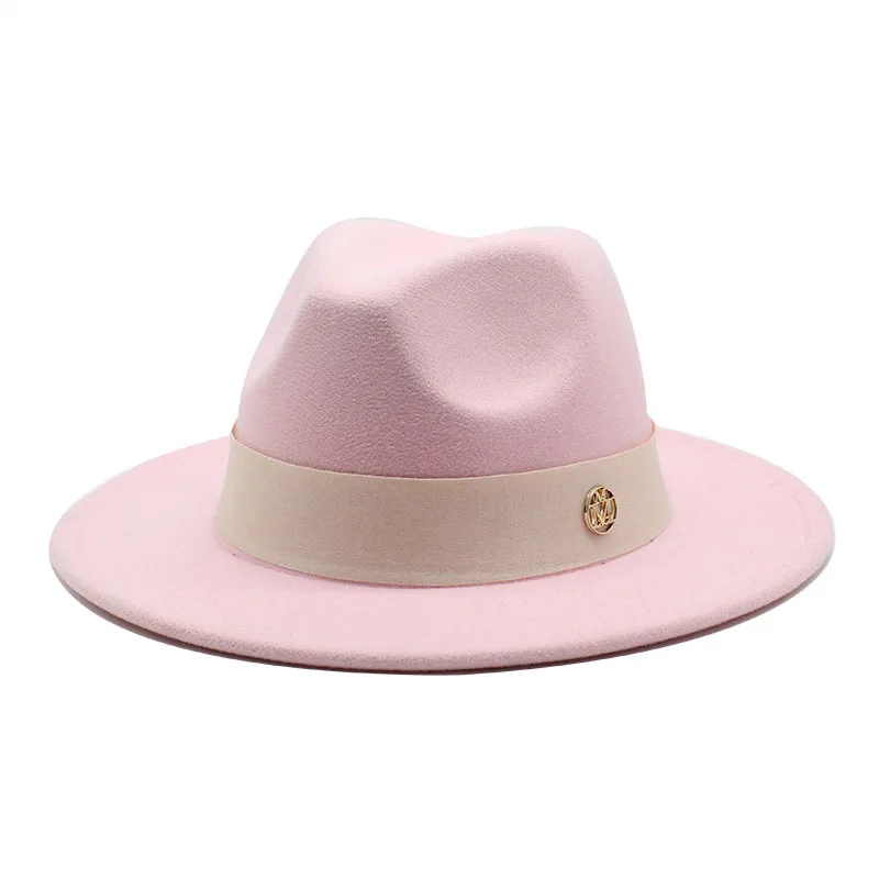 New Fedora Hat For Women Winter Elegant Fashion Formal Wedding Decorate Church Cap Panama Party Jazz Hat chapeau femme