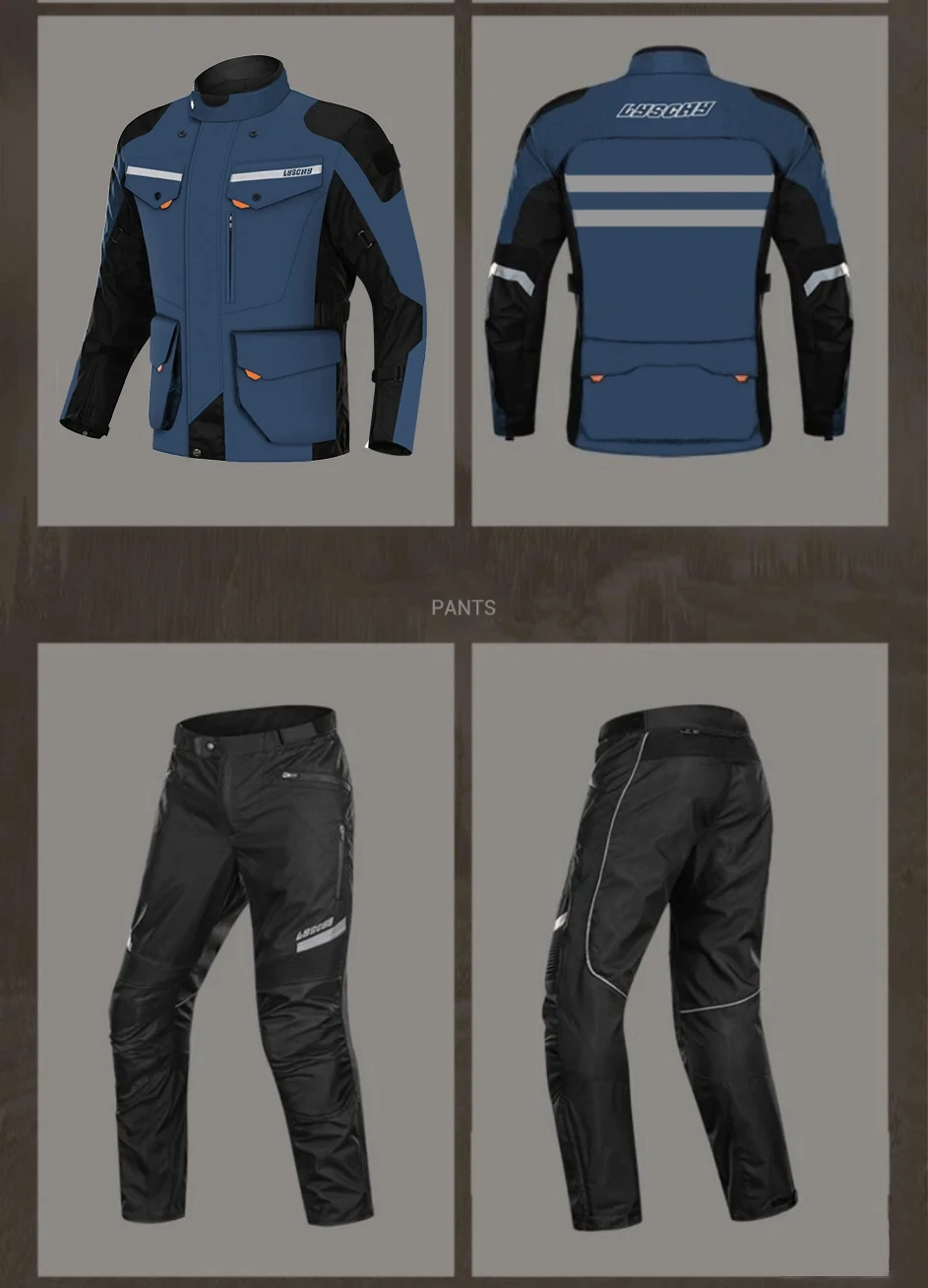 Motorcycle Jacket Off-Road Race Cycling Jerseys Winter Warm Coat Motorcycle Outdoor Travel Sports Jacket Cycling Equipment