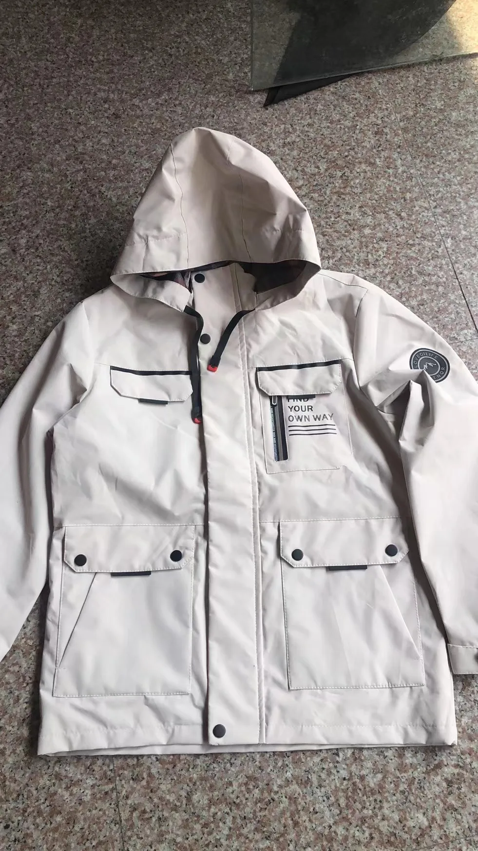 Fashion Men’s Casual Windbreaker Jackets Hooded Jacket Man Waterproof Outdoor Soft Shell Winter Coat Clothing Warm Fleece Thick