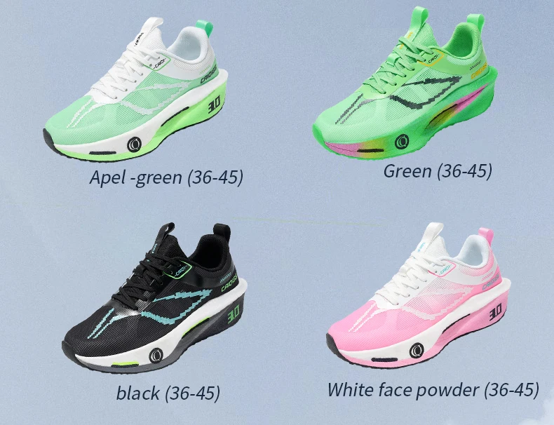Running Shoes Carbon Board Speciality Marathon Men Sports Breathable Lightweight Women’s Comfortable Athletic Nonskid Sneakers