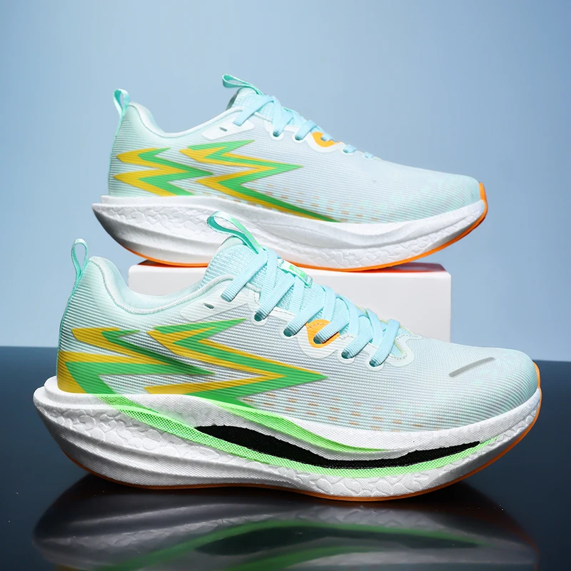 Marathon Men Running Shoes Carbon Board Speciality Sports Breathable Lightweight Women’s Comfortable Chunta Athletic Sneakers