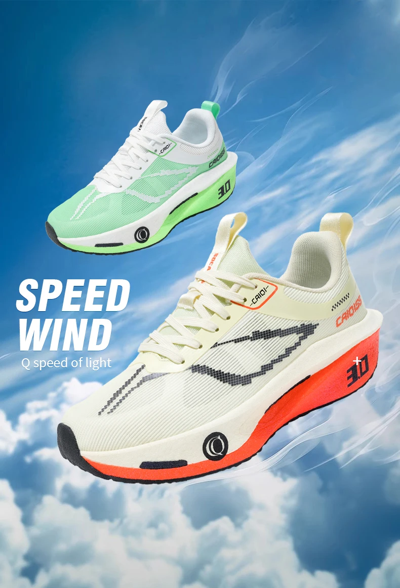 Running Shoes Carbon Board Speciality Marathon Men Sports Breathable Lightweight Women’s Comfortable Athletic Nonskid Sneakers