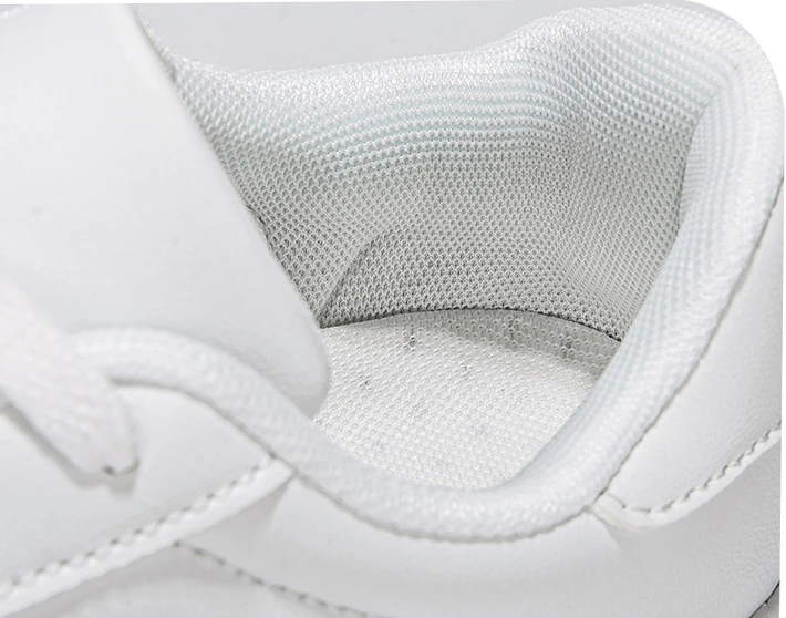 Business Casual Men’s Shoes Soft Women Shoes Comfortable Casual PU Leather Shoes for Men Autumn Solid White Men Sneakers