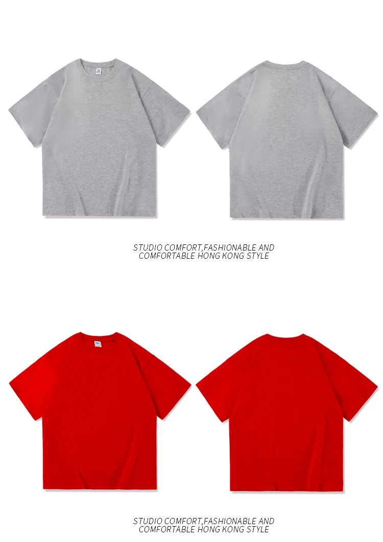 Oversized Summer Short Sleeve Men’s T Shirt New Fashion Solid Loose O-Neck T Shirts Mens Cotton Hip Hop Streetwear Top Tees 5XL