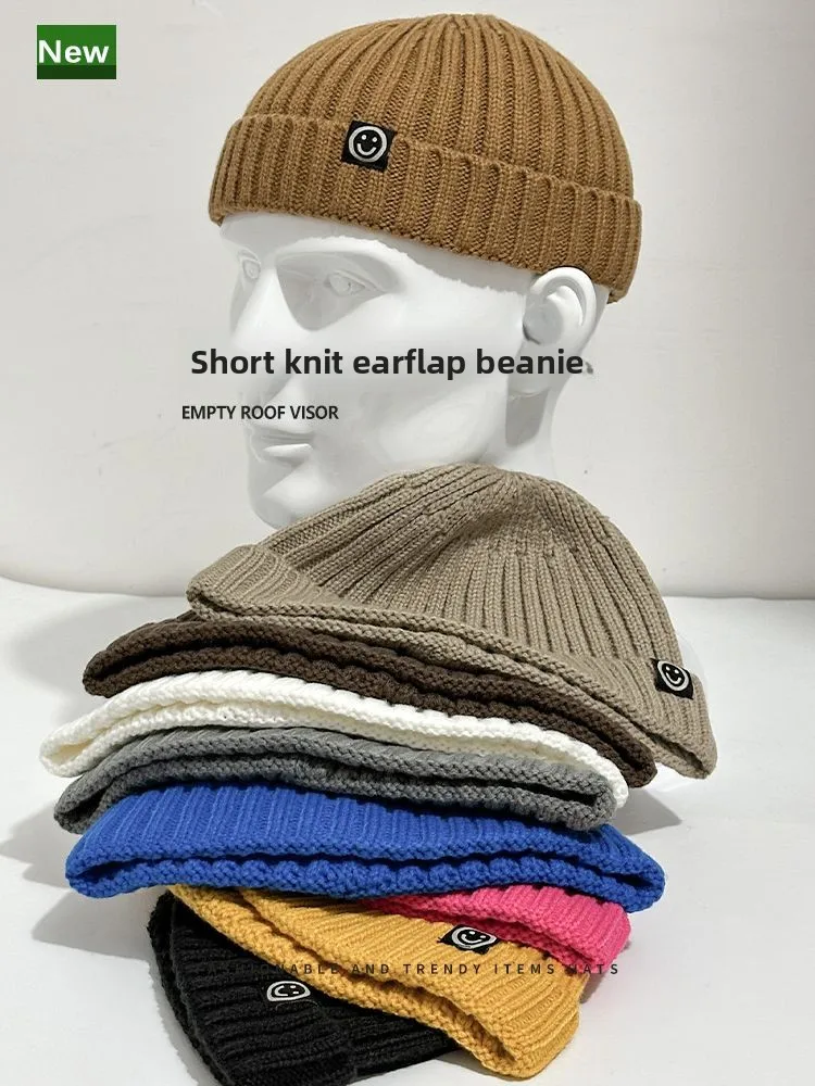 Fashion Hip Hop Beanie Knitted Hat Men Skullcap Women Winter Warm Brimless Baggy Melon Cap Cuff Docker Fisherman Beanies Hats
