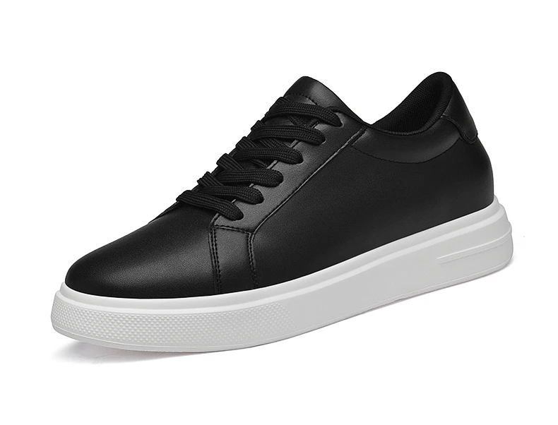 New Men’s Sneakers Elevator Shoes Heightening Height Increase Insole 6-10CM High Heels Shoes Leather Sport Shoes Men Shoes