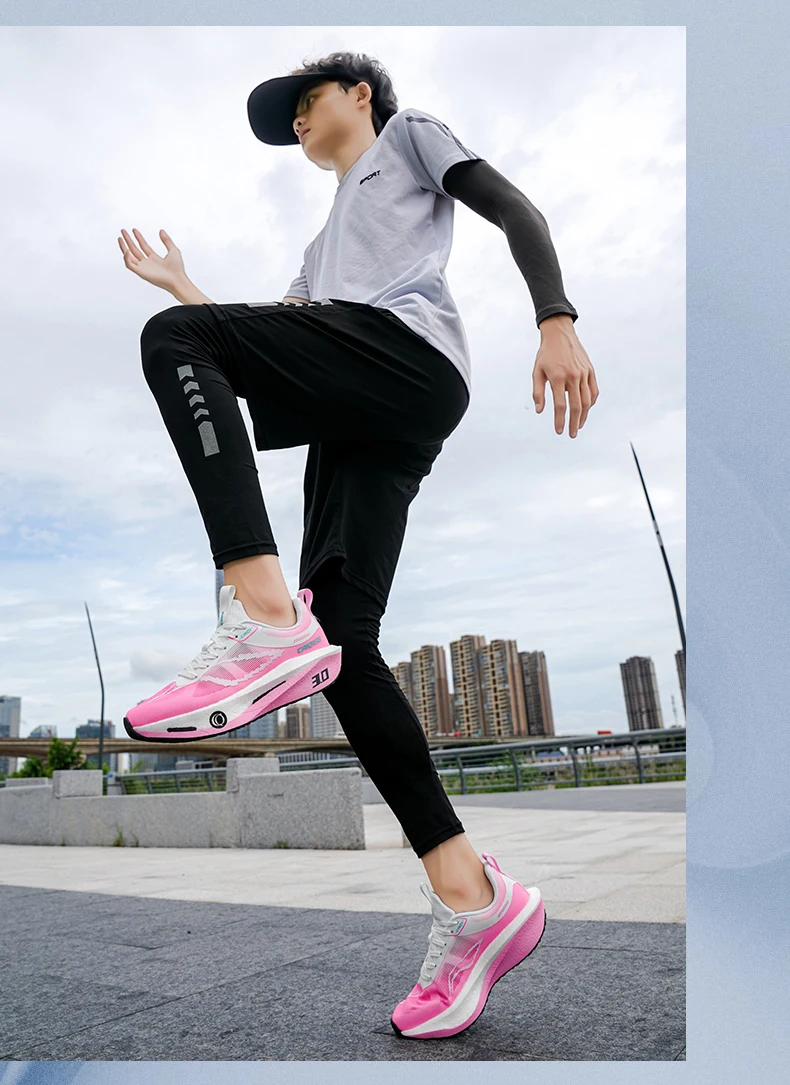 Running Shoes Carbon Board Speciality Marathon Men Sports Breathable Lightweight Women’s Comfortable Athletic Nonskid Sneakers