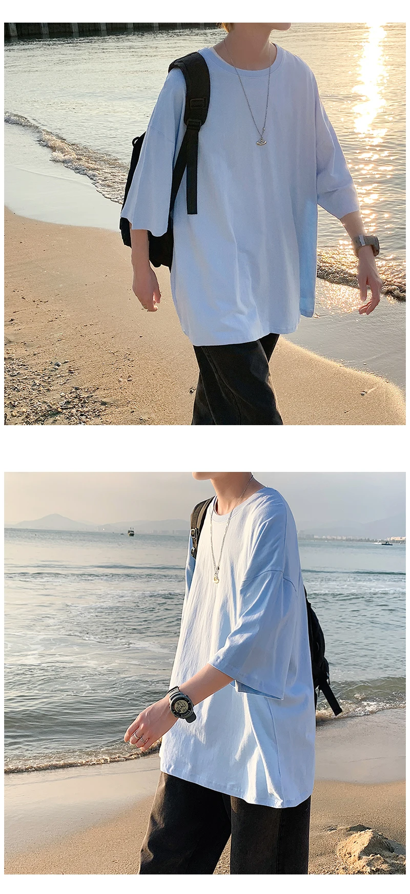 Oversized Summer Short Sleeve Men’s T Shirt New Fashion Solid Loose O-Neck T Shirts Mens Cotton Hip Hop Streetwear Top Tees 5XL