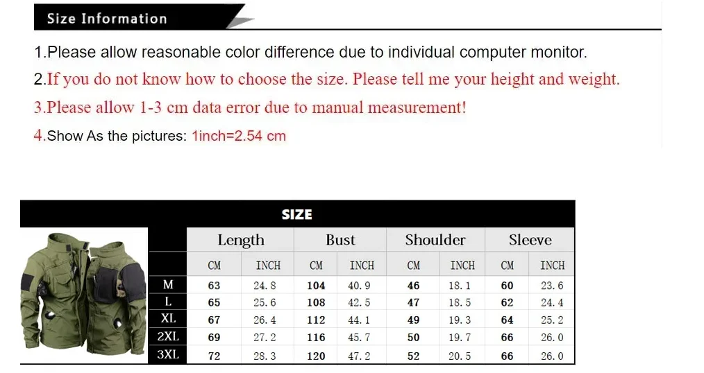 Tactical Shark Men’s Soft Shell Jacket Fleece Lined Waterproof Warm Outdoor Combat Coat with Multiple Pockets Windbreaker