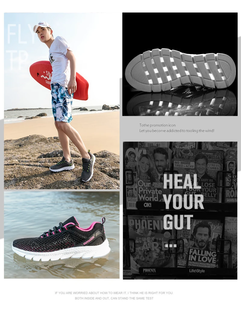 Summer Couple Style Hollow Mesh Sneakers Lightweight Breathable Outdoor Walking Shoes Pink Accent Comfortable Casual Footwear