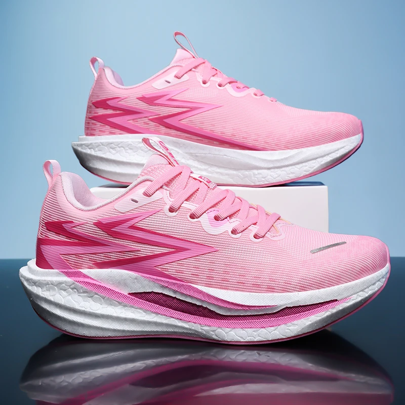 Marathon Men Running Shoes Carbon Board Speciality Sports Breathable Lightweight Women’s Comfortable Chunta Athletic Sneakers