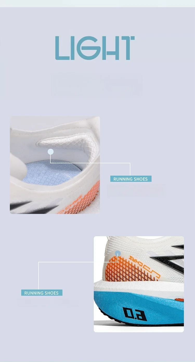 2025 Men’s Sports Shoes Carbon Board 6.0 Racing Marathon Stable Rebound Wear-resistant Men’s Running Shoes Training Jogging Shoe
