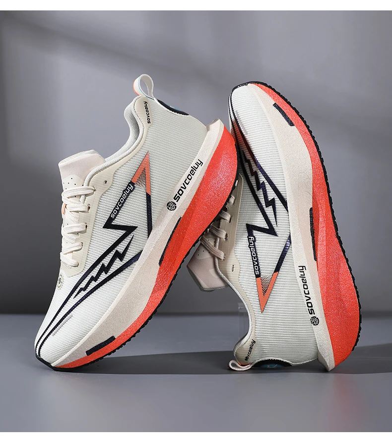 Running Shoes Carbon Board Speciality Marathon Men Sports Breathable Lightweight Women’s Comfortable Athletic Nonskid Sneakers
