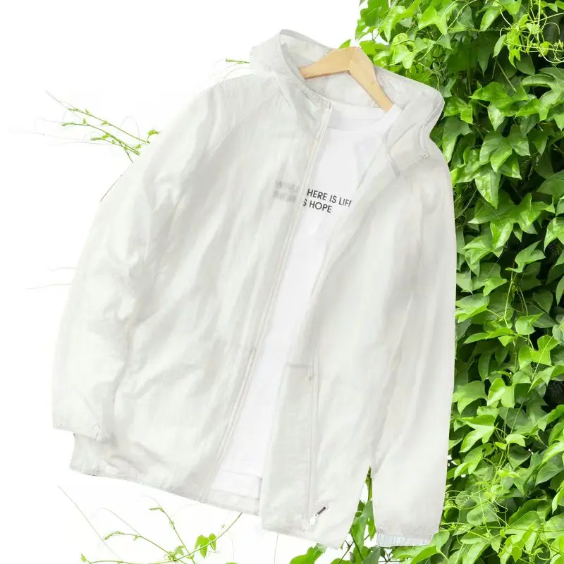 2025 Summer Men New Quick Dry Breathable Sunscreen Coat Men Women Coats for Running Hiking Traveling UV Protection Thin Jackets
