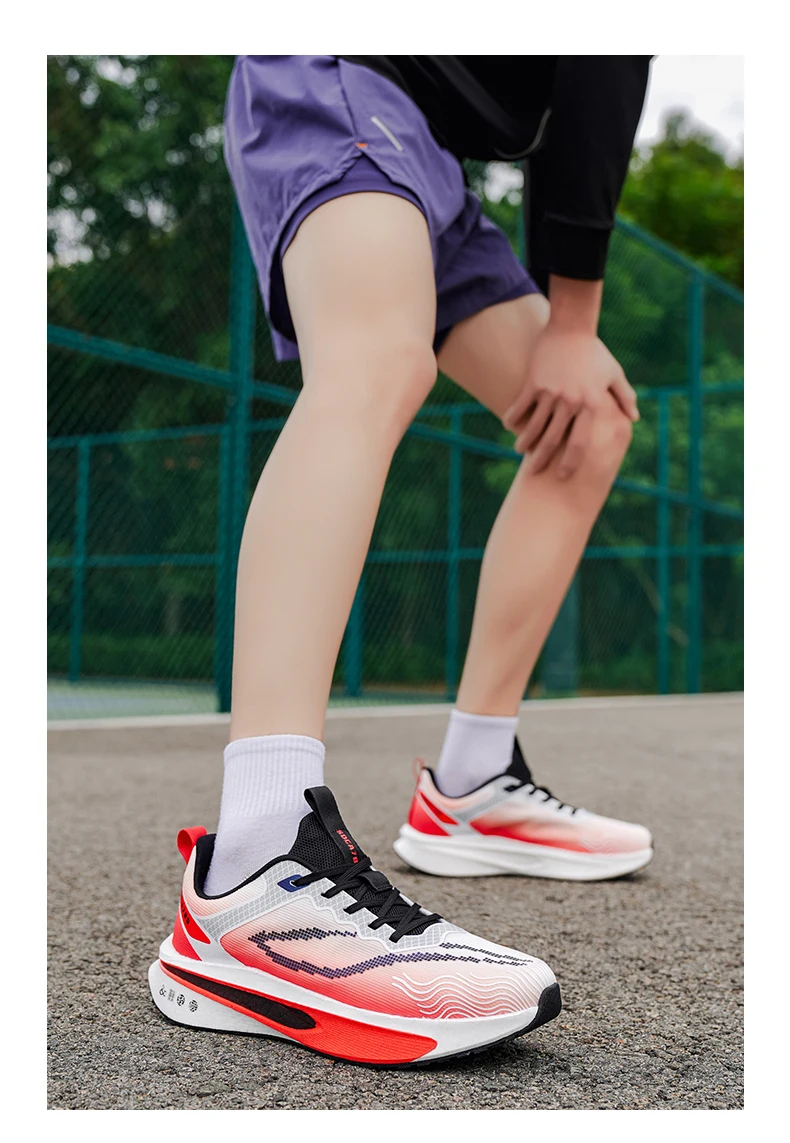 Running Shoes Carbon Board Speciality Marathon Men Sports Breathable Lightweight Women’s Comfortable Athletic Nonskid Sneakers