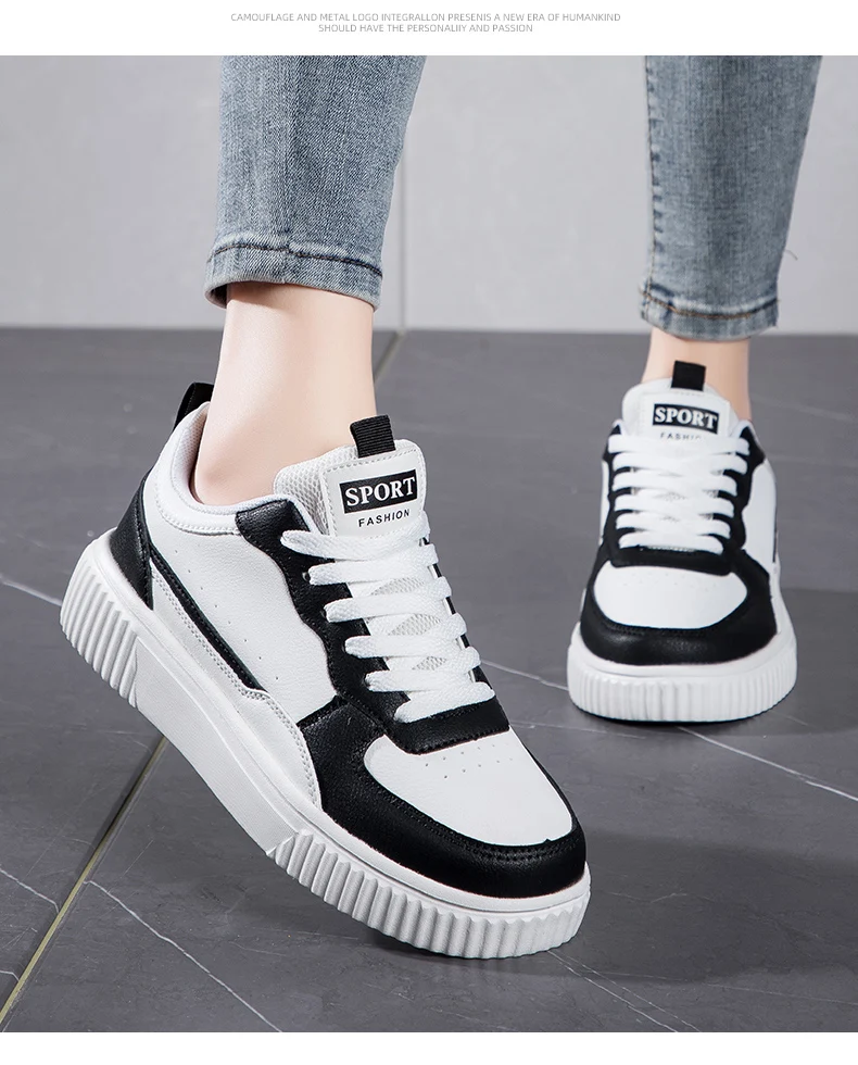 Fashion Women Casual Shoes Breathable Walking Flat Shoes Sneakers White Female Footwear Sports Running Outdoor Walking For Men