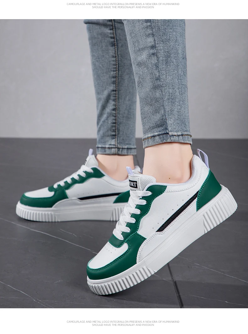 Fashion Women Casual Shoes Breathable Walking Flat Shoes Sneakers White Female Footwear Sports Running Outdoor Walking For Men