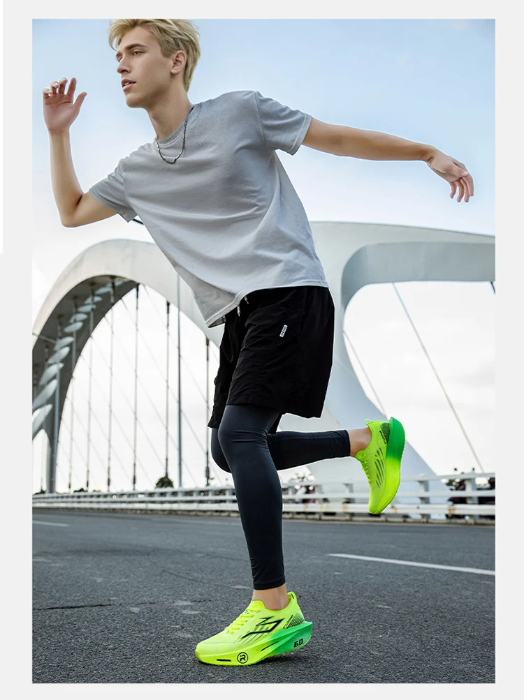 2025 Men’s Sports Shoes Carbon Board 6.0 Racing Marathon Stable Rebound Wear-resistant Men’s Running Shoes Training Jogging Shoe