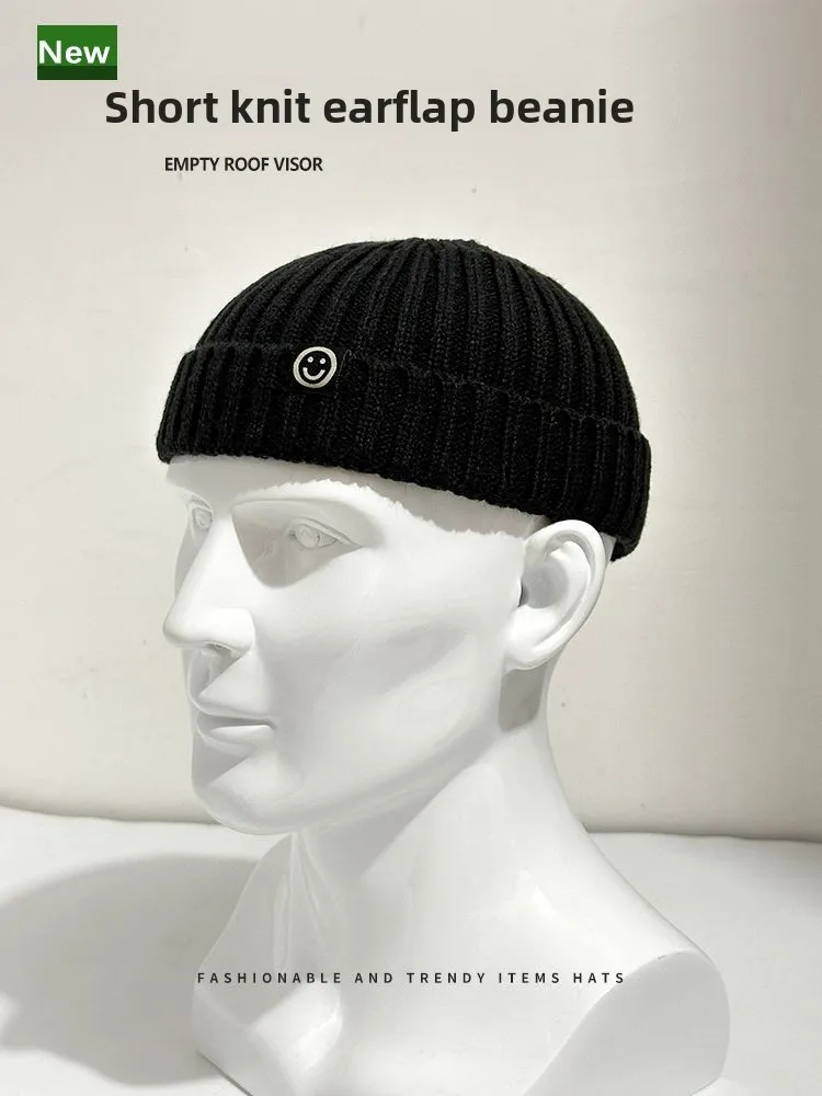 Fashion Hip Hop Beanie Knitted Hat Men Skullcap Women Winter Warm Brimless Baggy Melon Cap Cuff Docker Fisherman Beanies Hats