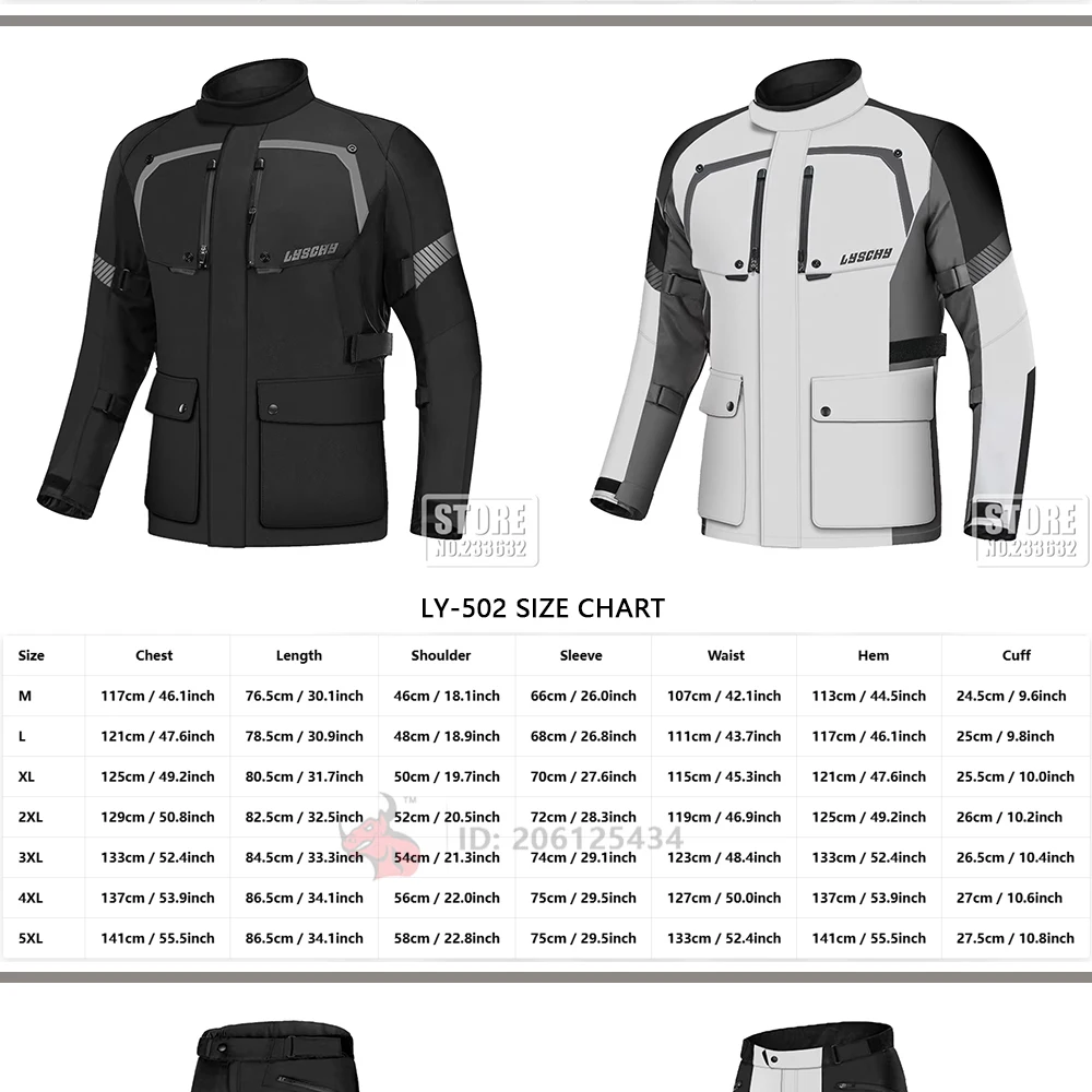 Motorcycle Jacket Off-Road Race Cycling Jerseys Winter Warm Coat Motorcycle Outdoor Travel Sports Jacket Cycling Equipment