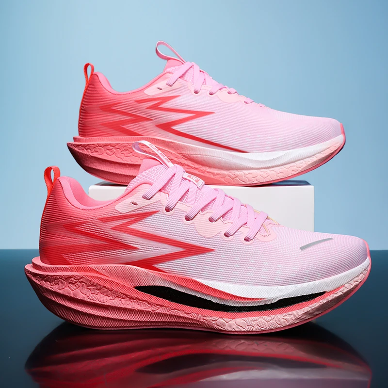 Marathon Men Running Shoes Carbon Board Speciality Sports Breathable Lightweight Women’s Comfortable Chunta Athletic Sneakers