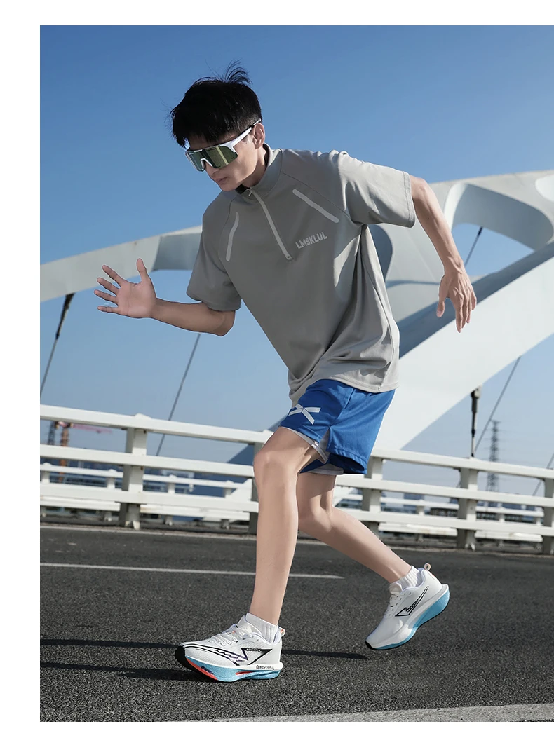 Running Shoes Carbon Board Speciality Marathon Men Sports Breathable Lightweight Women’s Comfortable Athletic Nonskid Sneakers
