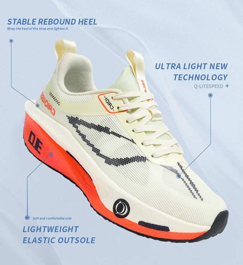 Running Shoes Carbon Board Speciality Marathon Men Sports Breathable Lightweight Women’s Comfortable Athletic Nonskid Sneakers