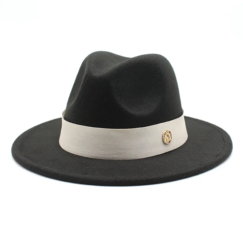 New Fedora Hat For Women Winter Elegant Fashion Formal Wedding Decorate Church Cap Panama Party Jazz Hat chapeau femme