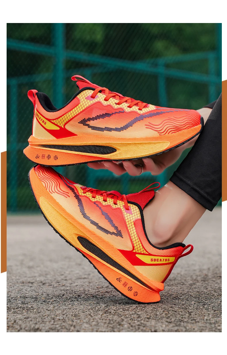 Running Shoes Carbon Board Speciality Marathon Men Sports Breathable Lightweight Women’s Comfortable Athletic Nonskid Sneakers