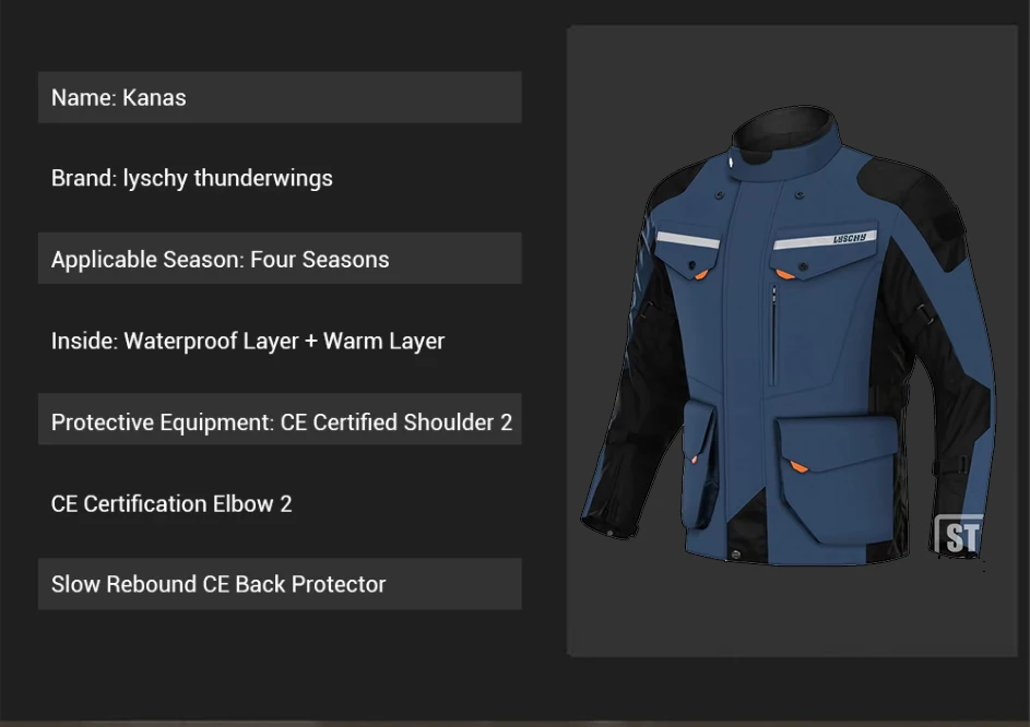 Motorcycle Jacket Off-Road Race Cycling Jerseys Winter Warm Coat Motorcycle Outdoor Travel Sports Jacket Cycling Equipment