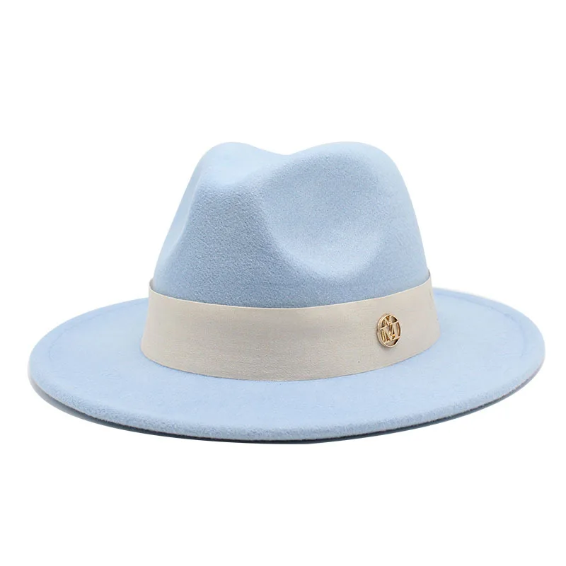 New Fedora Hat For Women Winter Elegant Fashion Formal Wedding Decorate Church Cap Panama Party Jazz Hat chapeau femme