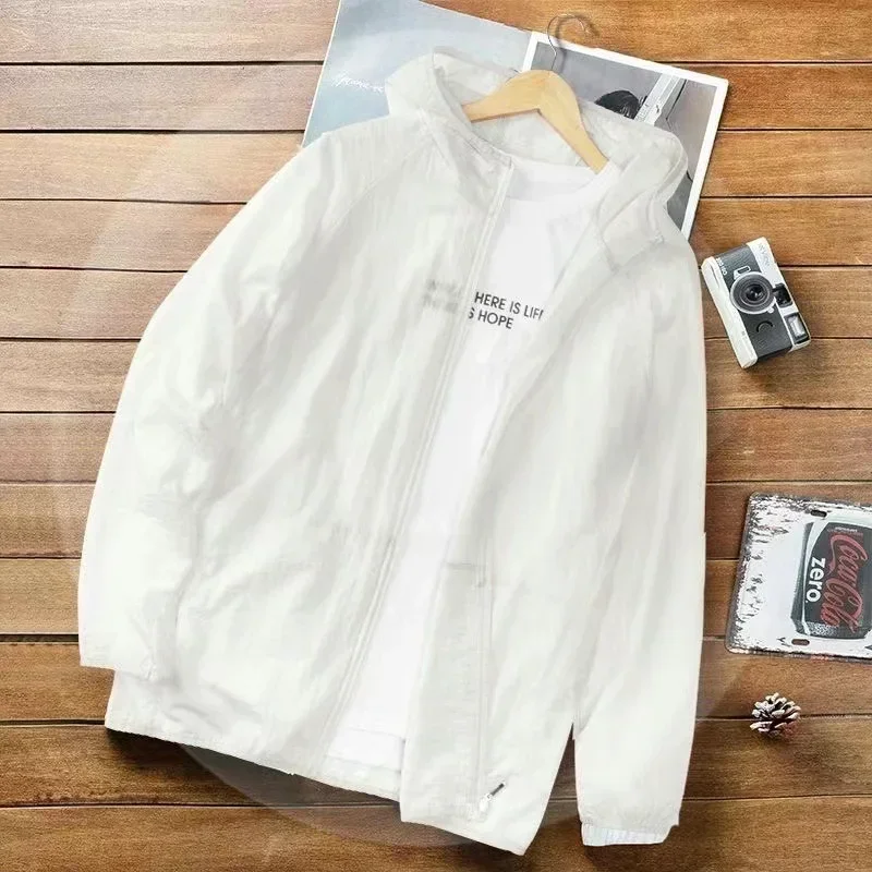 2025 Summer Men New Quick Dry Breathable Sunscreen Coat Men Women Coats for Running Hiking Traveling UV Protection Thin Jackets