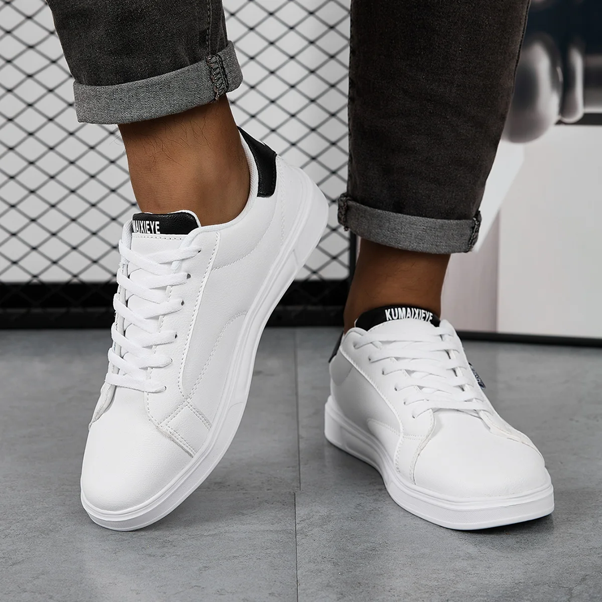 Men Shoes Comfortable Casual For Women White Leather Sneakers Lightweight Walking Flat Outdoor Sport Running Tennis zapatillas