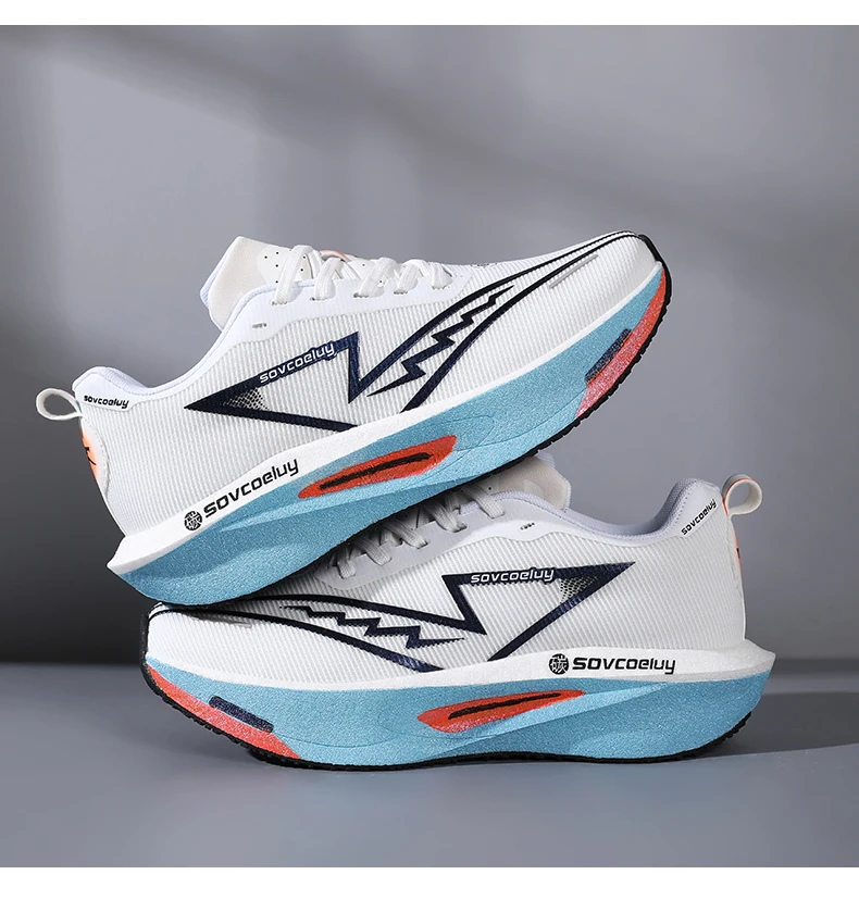 Running Shoes Carbon Board Speciality Marathon Men Sports Breathable Lightweight Women’s Comfortable Athletic Nonskid Sneakers
