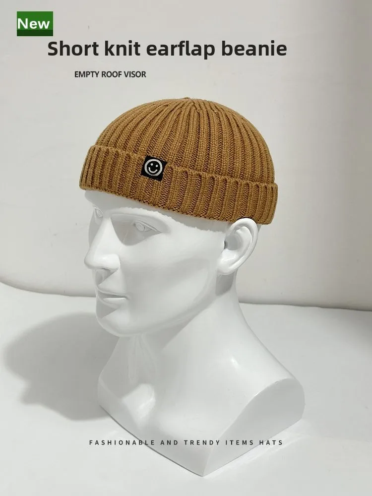Fashion Hip Hop Beanie Knitted Hat Men Skullcap Women Winter Warm Brimless Baggy Melon Cap Cuff Docker Fisherman Beanies Hats