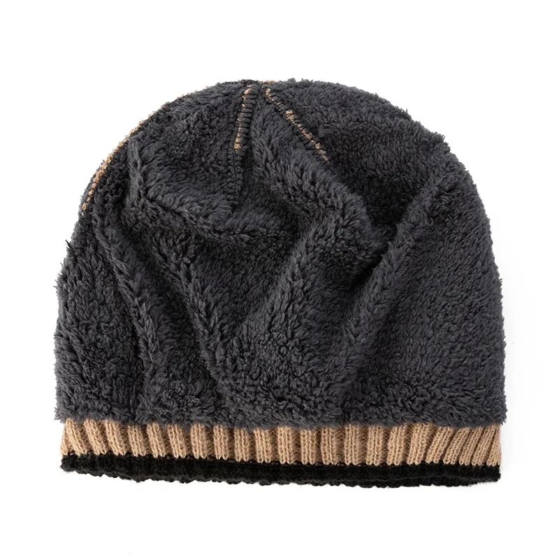 Unisex Winter Beanie Hat for Men Knitted Hat Cycling Caps Beanie Women Thick Bonnet Hats Skullies Warm Sports Hats