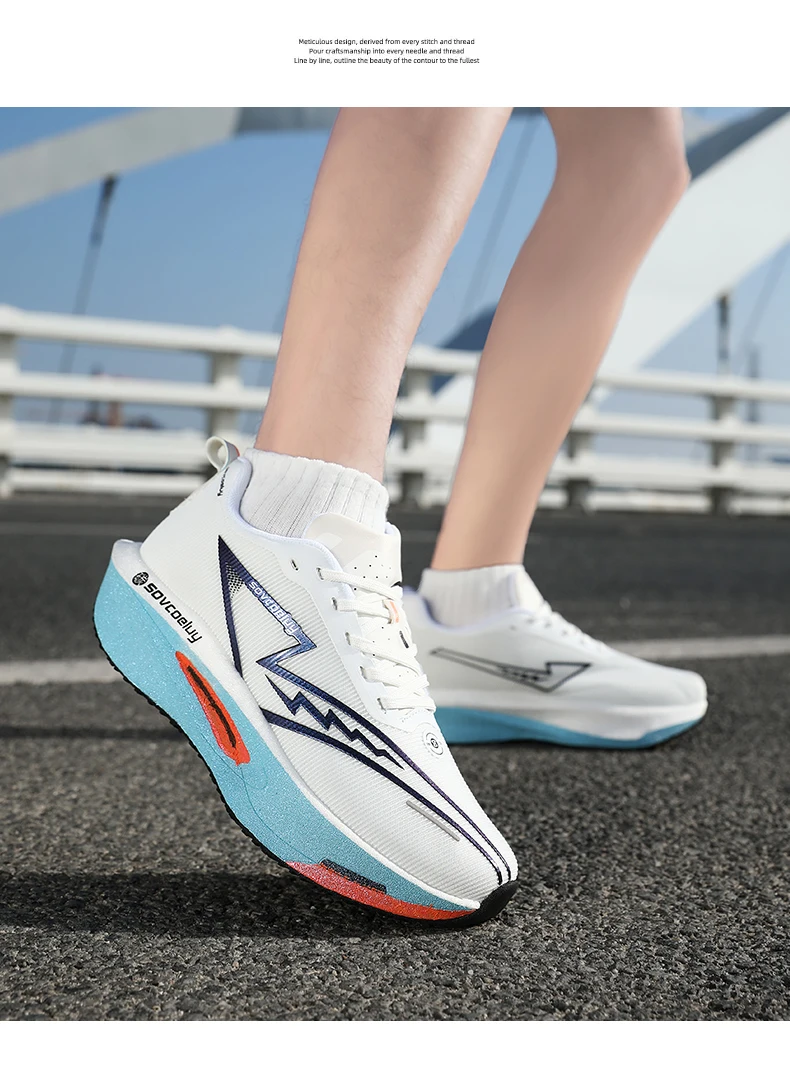 Running Shoes Carbon Board Speciality Marathon Men Sports Breathable Lightweight Women’s Comfortable Athletic Nonskid Sneakers