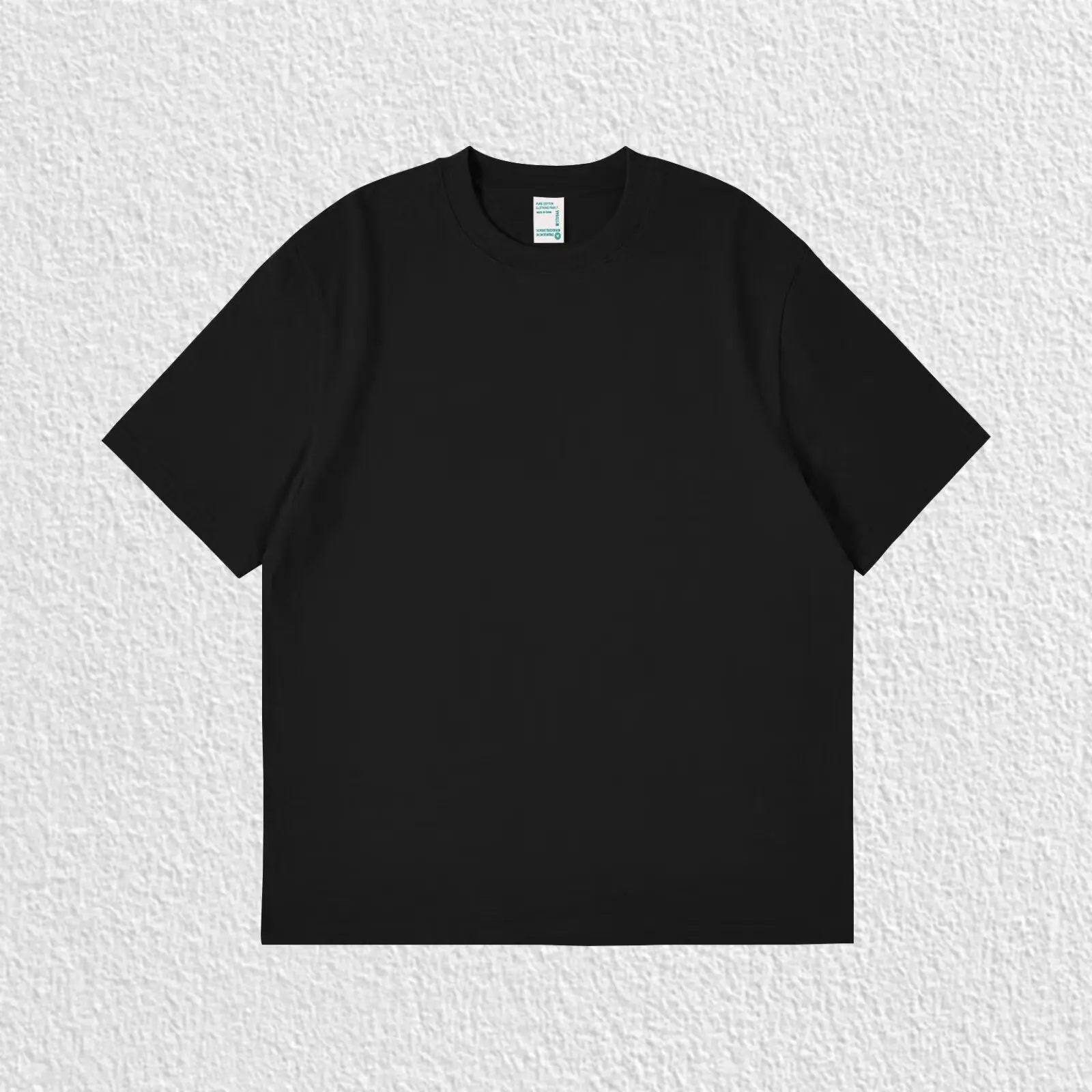 Pure White 260g Heavy T-shirt Men’s Summer Pure Cotton Short-sleeved New Men’s and Women’s Streetwear