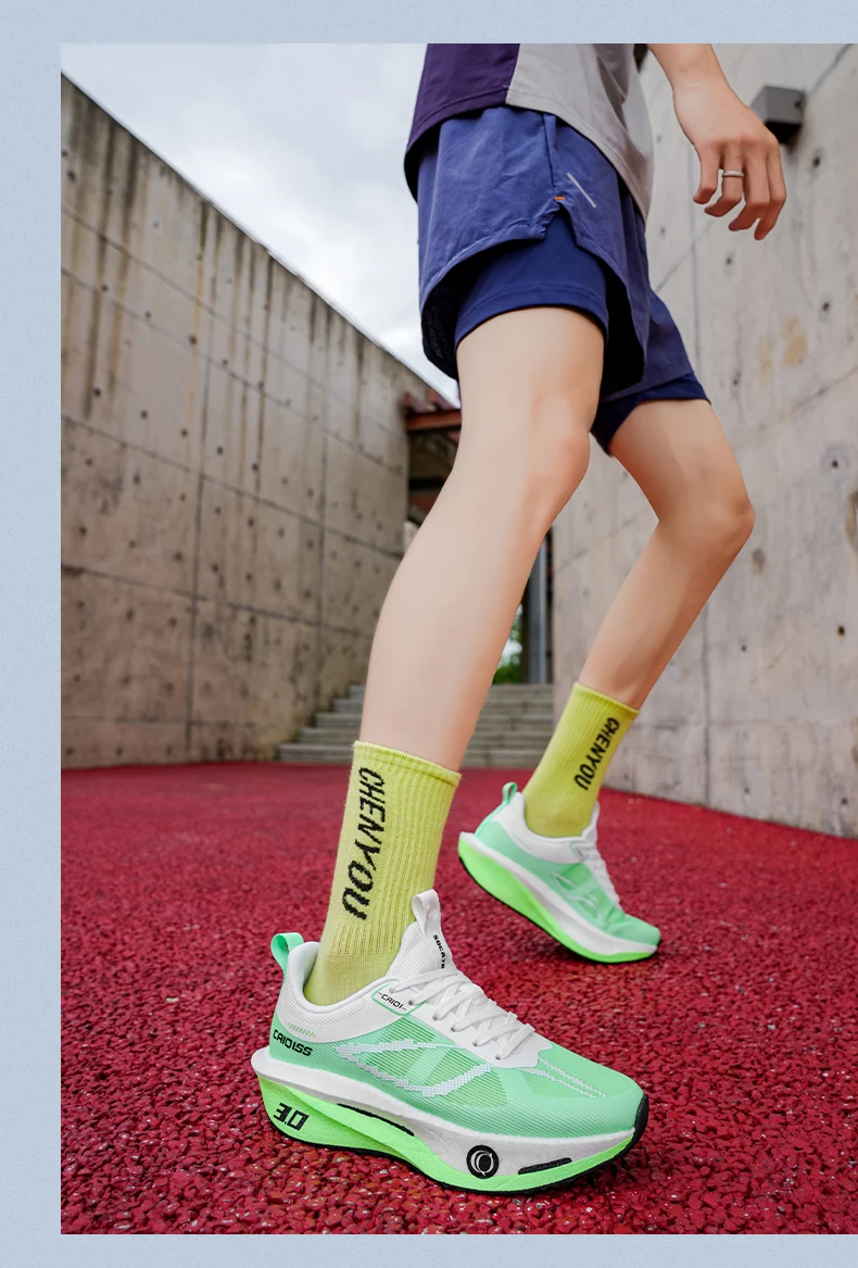 Running Shoes Carbon Board Speciality Marathon Men Sports Breathable Lightweight Women’s Comfortable Athletic Nonskid Sneakers