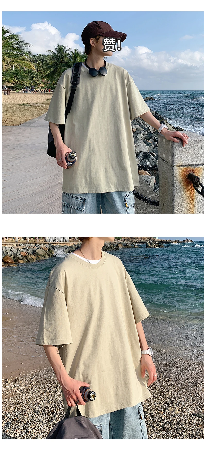 Oversized Summer Short Sleeve Men’s T Shirt New Fashion Solid Loose O-Neck T Shirts Mens Cotton Hip Hop Streetwear Top Tees 5XL