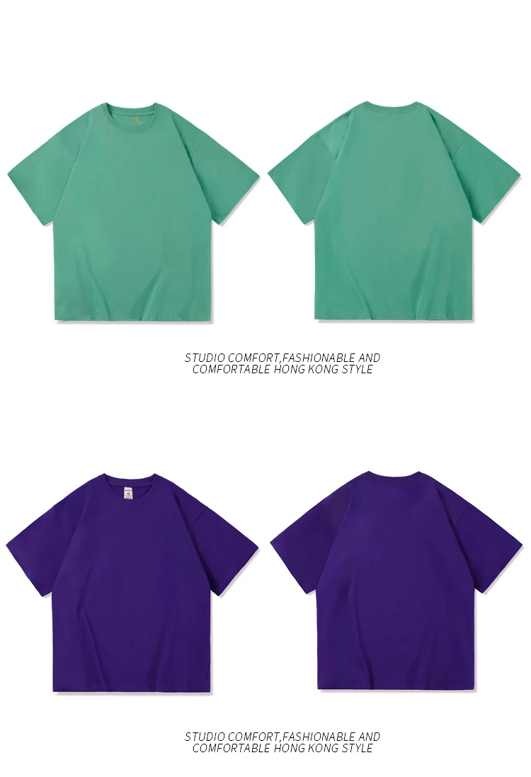 Oversized Summer Short Sleeve Men’s T Shirt New Fashion Solid Loose O-Neck T Shirts Mens Cotton Hip Hop Streetwear Top Tees 5XL