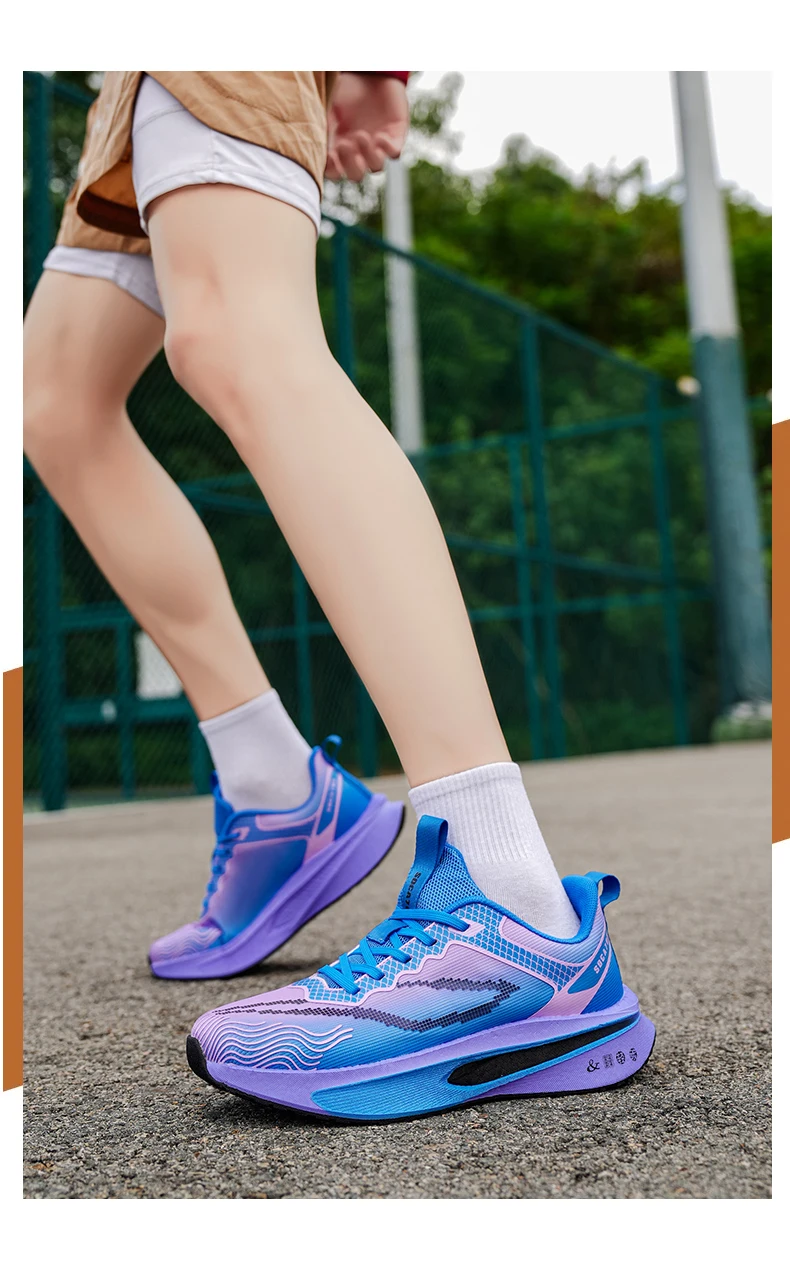 Running Shoes Carbon Board Speciality Marathon Men Sports Breathable Lightweight Women’s Comfortable Athletic Nonskid Sneakers