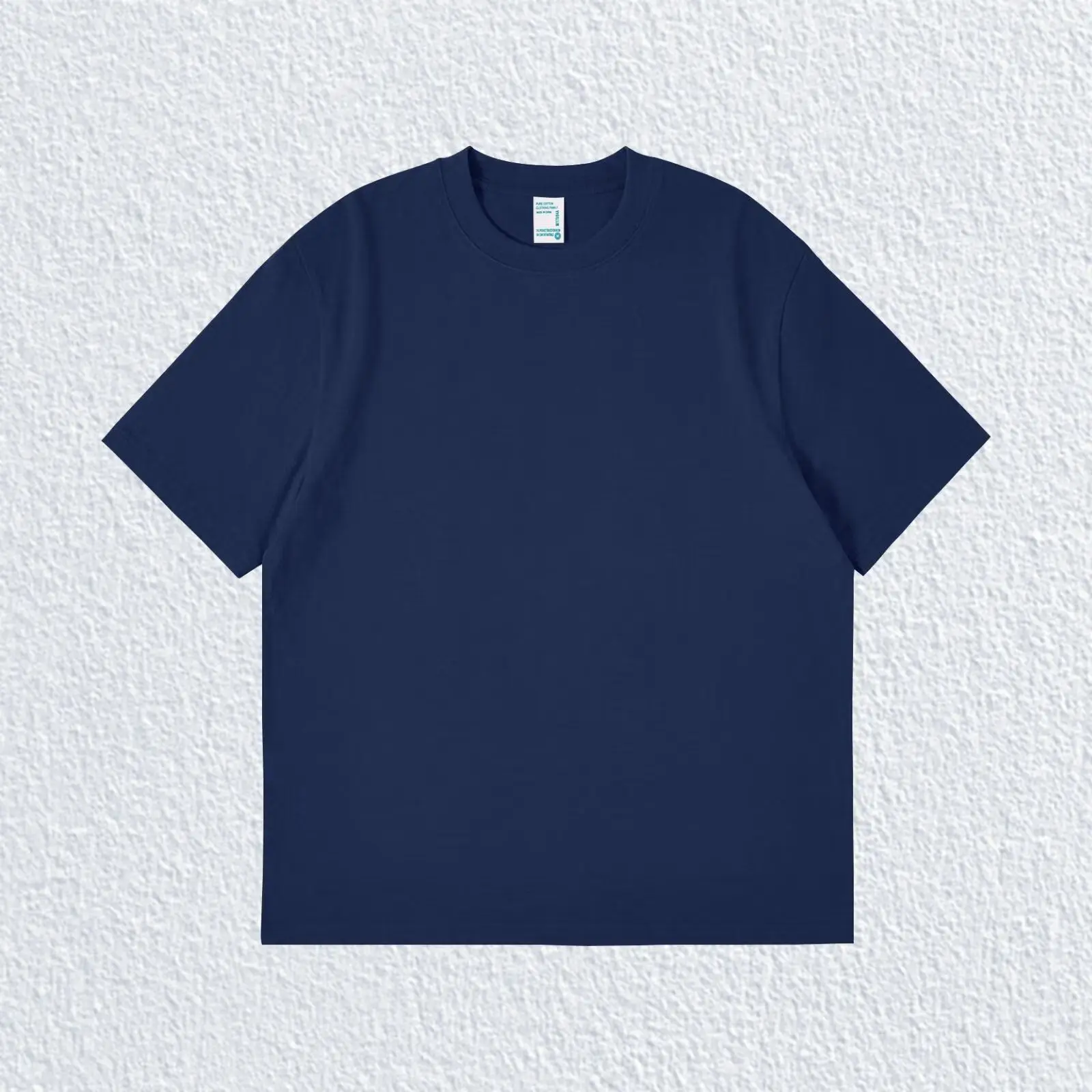 Pure White 260g Heavy T-shirt Men’s Summer Pure Cotton Short-sleeved New Men’s and Women’s Streetwear