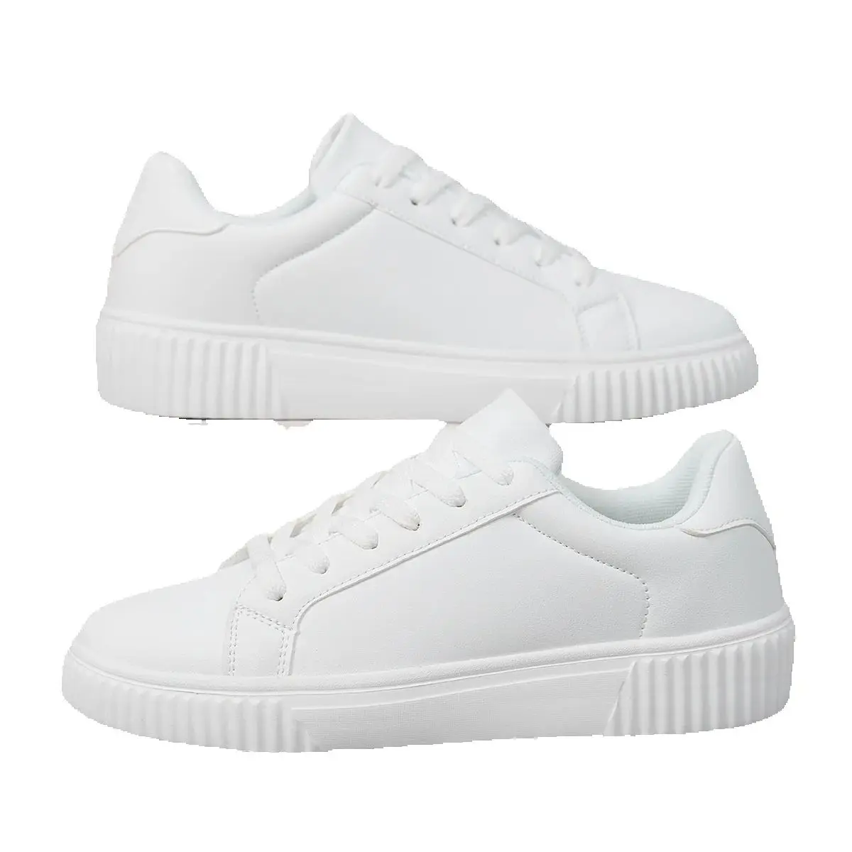 2024 New Men’s Sneakers White Casual Shoes Fashion Couple Women Platform Flats All Matching Walking Sneakers for Men Board Shoes